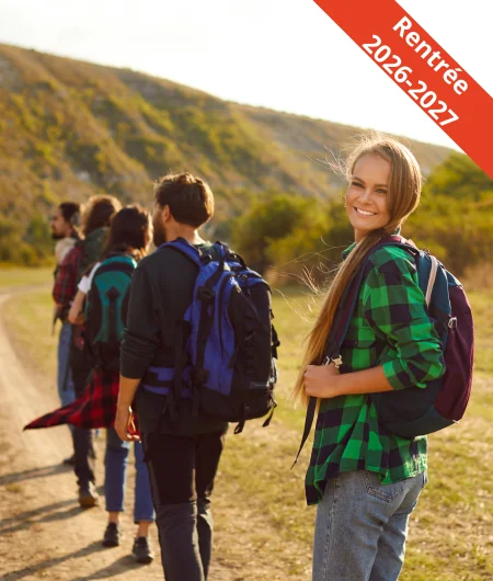 Photo de jeunes en excursion